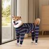 Dog Pajamas Pet Clothes for Small Medium Dogs Full Coverage Breathable Soft Summer Long Sleeve