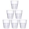 6 Pcs Beer Mug Glass Water Clear Drinking Glasses Acrylic Unbreakable Spirits Cups
