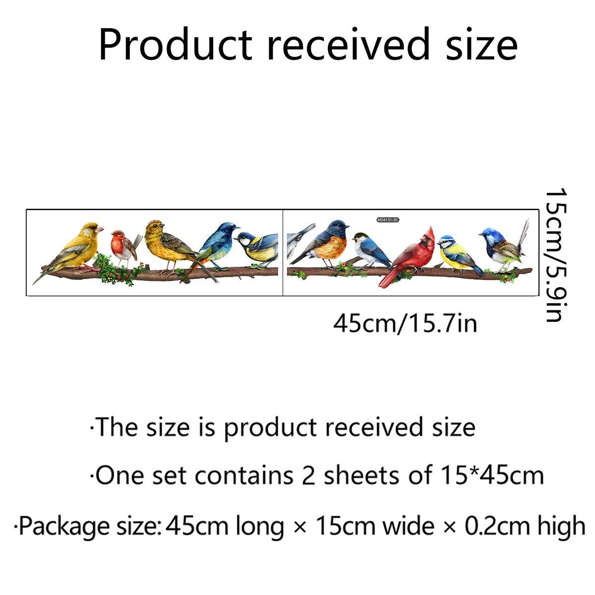 

Новые новые декоративные наклейки на стену из ротанговой птицы, милые птицы, украшение для дома, гостиной, спальни, ванной комнаты, настенная мебель, дверной декор дома