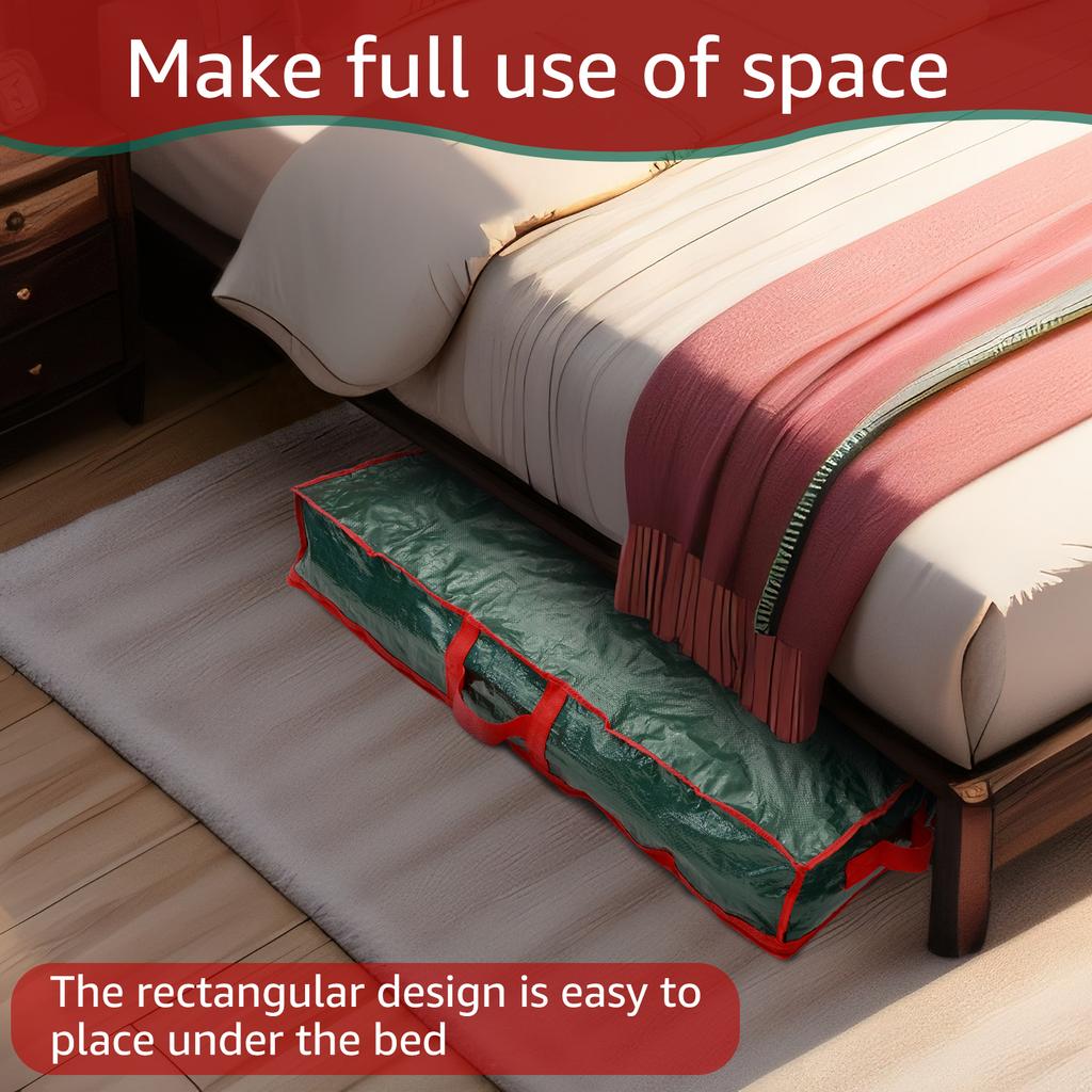 Wrapping Paper Storage Container Large Capacity Gift Wrap Organizer Waterproof Christmas Wrapping Paper Storage Bag Foldable