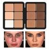 Paleta de Corretivos com 12 Cores e Paleta de Blush com 12 Cores, Maquiagem de Cobertura Total, Longa Duração, À Prova de Manchas, Aparência Natural, Misturável, Blush com Acabamento Matte