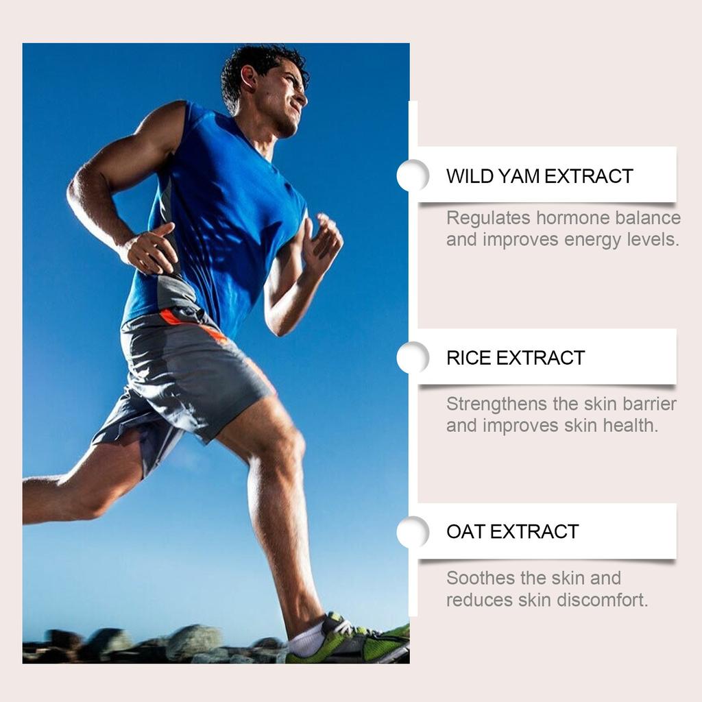 Wild Yam Hormonkrem, Wild Yam Krem, Kroppspleiekrem, Effektivt Hormonbalanse, Øke Energi, Forbedre Daglig Vitalitet.