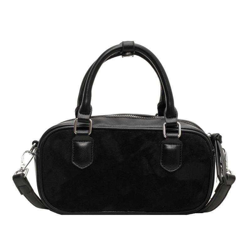 

Повседневная женская сумка, новая сумка, универсальная однотонная сумка-мессенджер чёрный