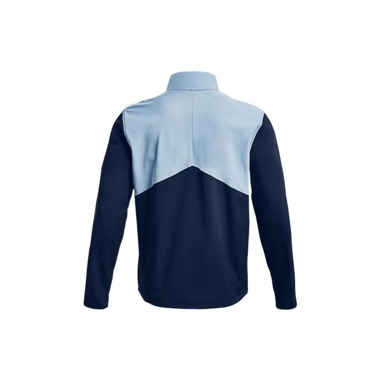 Under Armour Storm Sweatshirts Men's Collegiate Blue Turtleneck Moderate Regular Unisex 1370156-409