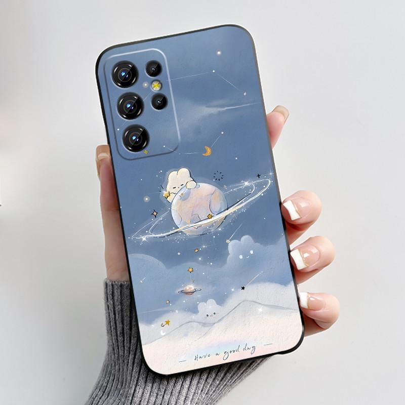 Hülle Für Oukitel C1/C1 Pro Hülle Ästhetisch Mode Niedliche Katze Cartoon Schwarz Weiches Silikon Rückabdeckung Stoßfestes TPU Handyhülle
