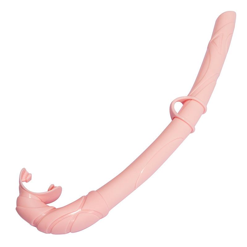 

Free diving snorkeling wet snorkel breathing apparatus diving tube Silicone Material сірий