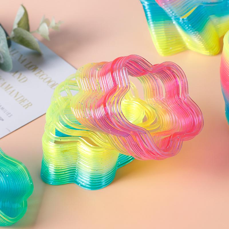 4 Shapes Magic Rainbow Rings: Children's Educational Toy