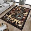 1PC Bear Deer Non-Slip Floor Carpet Compatible for Office&Living Room&Bedroom&Dining Room - Flat-Weave Machine-W234