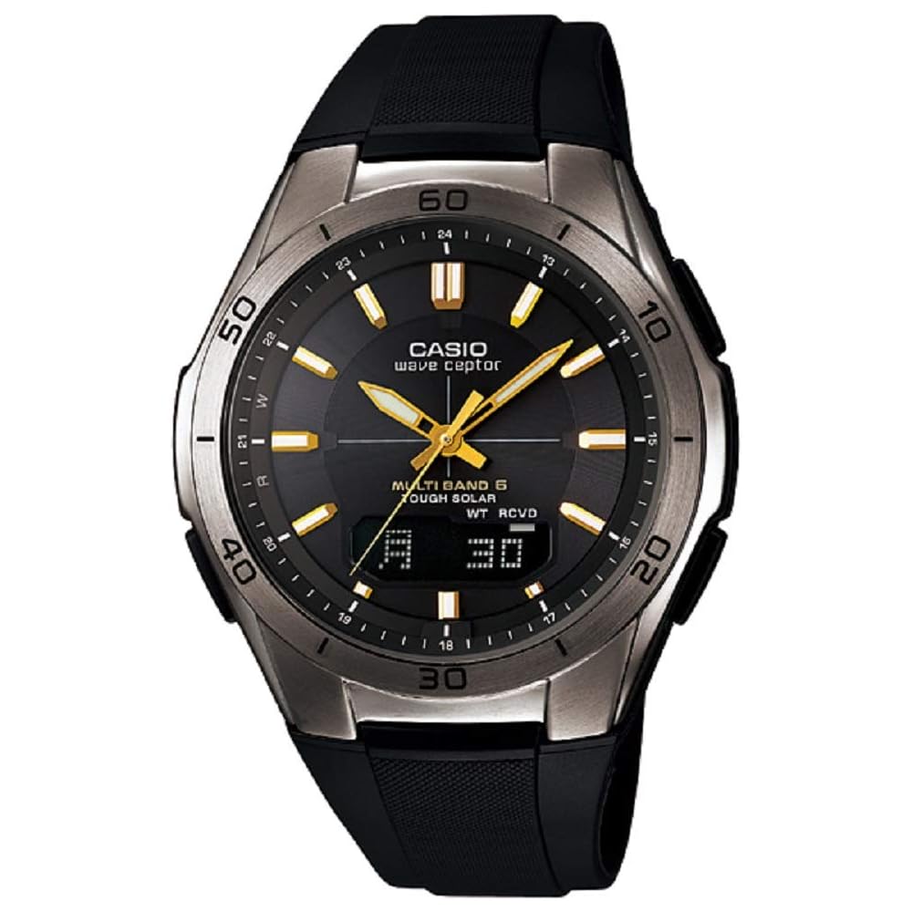 Casio Waveceptor Solar Radio-Controlled Watch WVA-M640B-1A2JF Black
