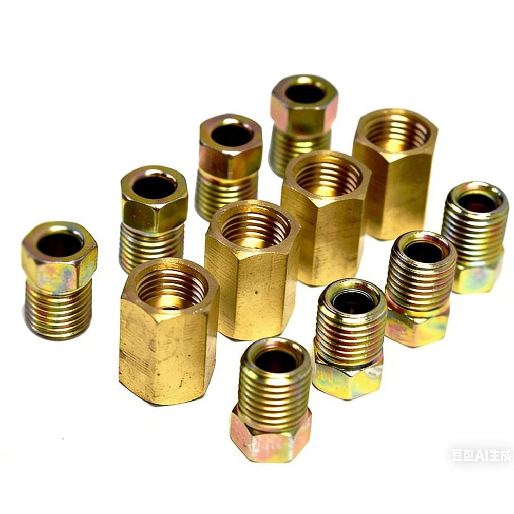 Sale Newest High Quality 3/16 Inch Brake Hose Fitting Kit For 3/16 Inch SAE Flared Brake Hoses Replacement Car Accessories