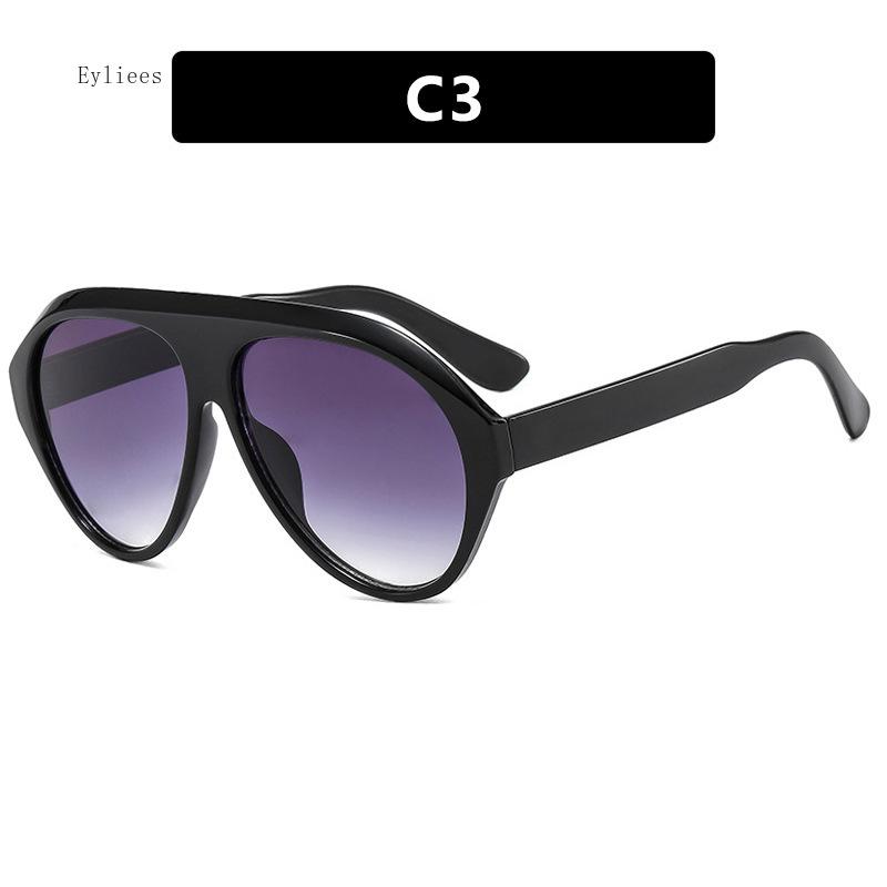 New Oversized Eyewear Fashion Vintage Sunglasses Women Brand Designer Retro Goggle Sun Glasses Female Ins Popular Colorful