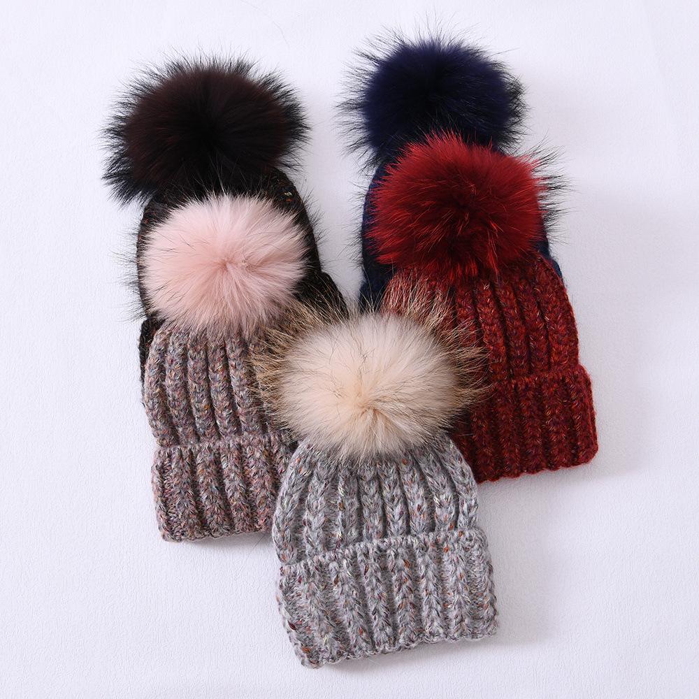 Men's and Women's Knitted Hats, Wool Mixed-color Striped Hats, Autumn and Winter Soft Waxy Wool Hats, Outdoor Warm and Windproof Sources