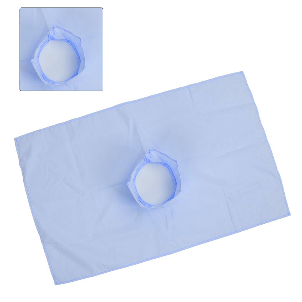 Massage Table Sheet Cotton Washable Comfortable Massage Bed Cover with Face Hole for Salon Spa