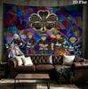 Black Clover Muurkleed Esthetisch Wandkleed Bedrukte Stof Deken Decoratieve Wandkleden Voor Slaapkamer Woonkamer Huisdecoratie