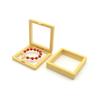 10-Pack Acrylic PE Film Floating Jewelry Display Stand Multi-Color Art Style Holder