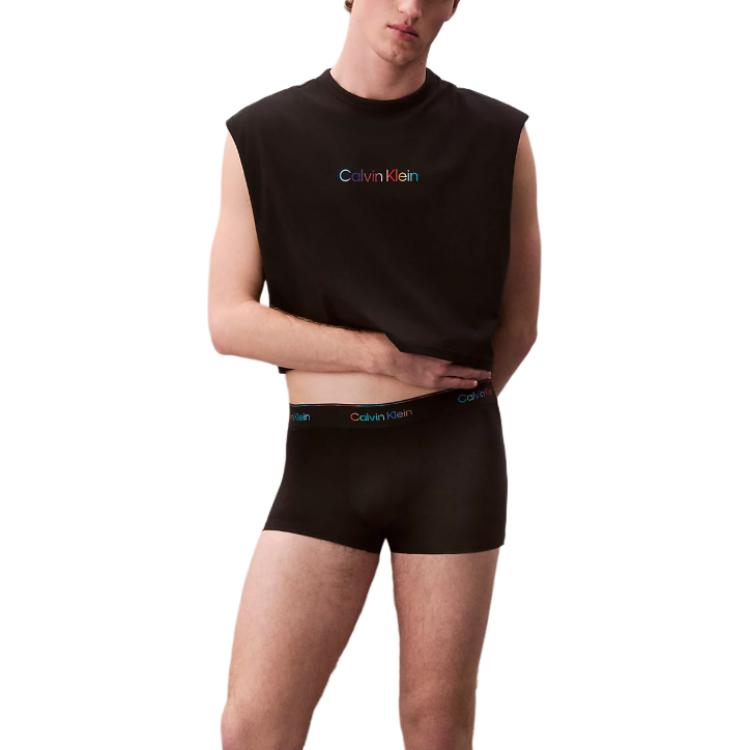 

Calvin Klein Letter Jacquard Smooth Low-Rise Boxer Briefs Men Underwear LV00NB4235-UB1 L