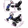 VidaXL Kart à Pédales Bleu Jardin Karting Voiture Auto Véhicule Jouet d'Enfant 90254