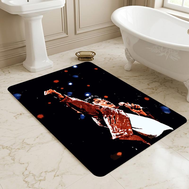 Michael Jackson Living Room Nonslip Area Rug Soft Carpet For Bedroom Gameoom Playroom Sofa Office Home Decor Doormat