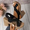 Cake Shoes Thick-heeled Sandals Casual Shoes and High Heels