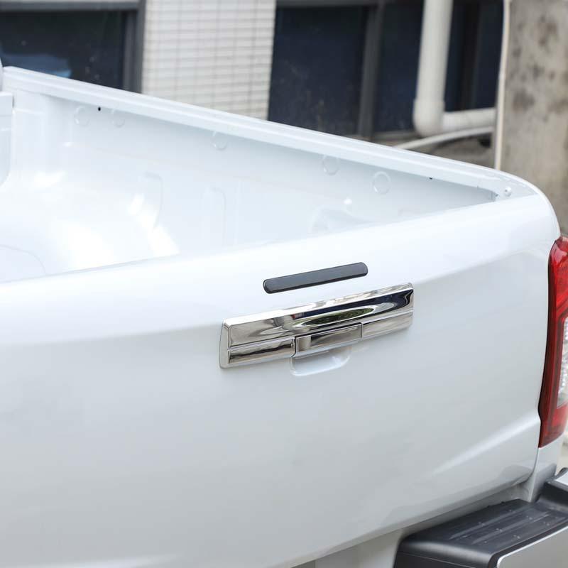 For Mitsubishi Triton L200 -2025 ABS Blackened Car Tailgate Brake Light Decoration Cover Car Accessories
