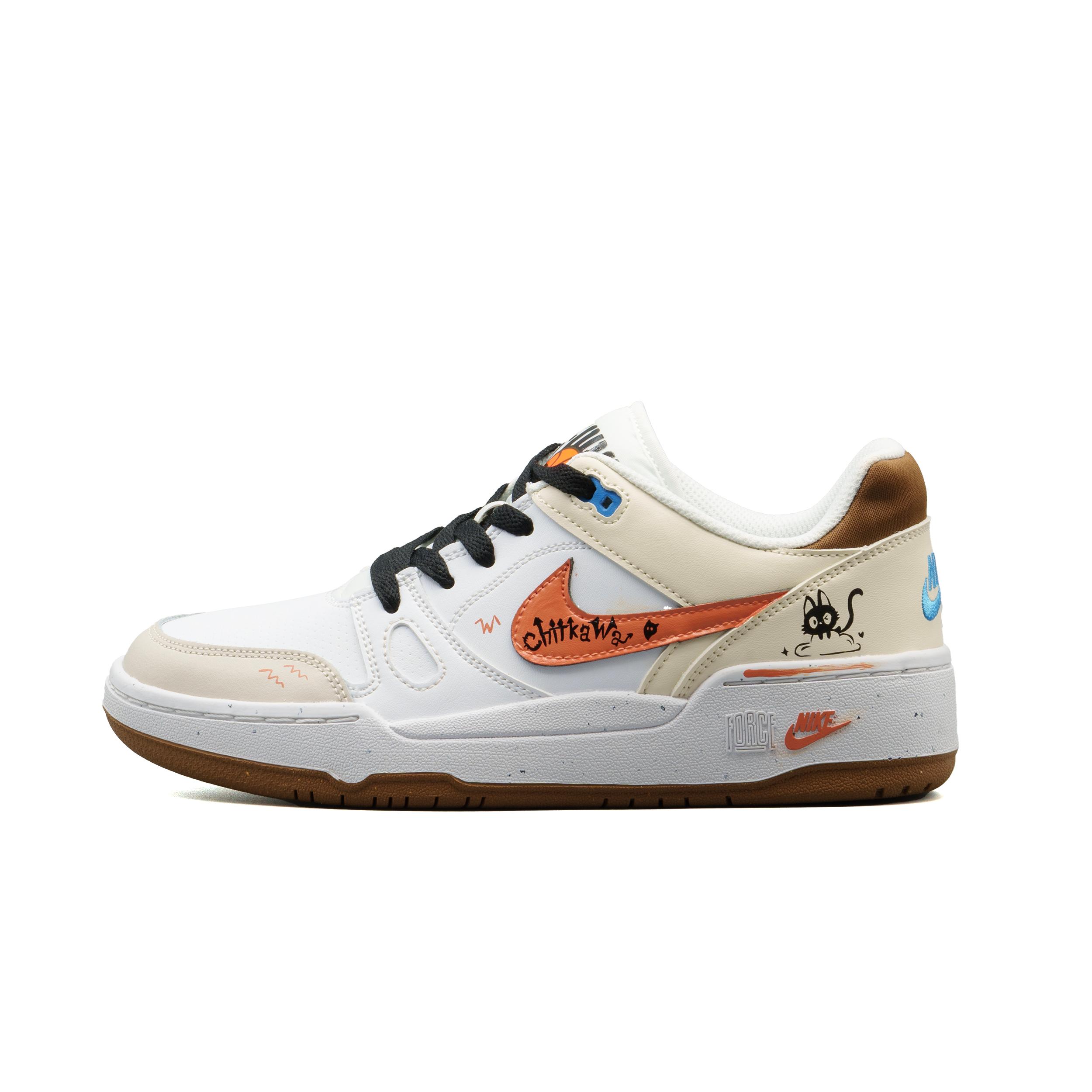 

Nike Full Force Low top Skateboard Shoes Men s Orange HJ3485-121(team1098) 42