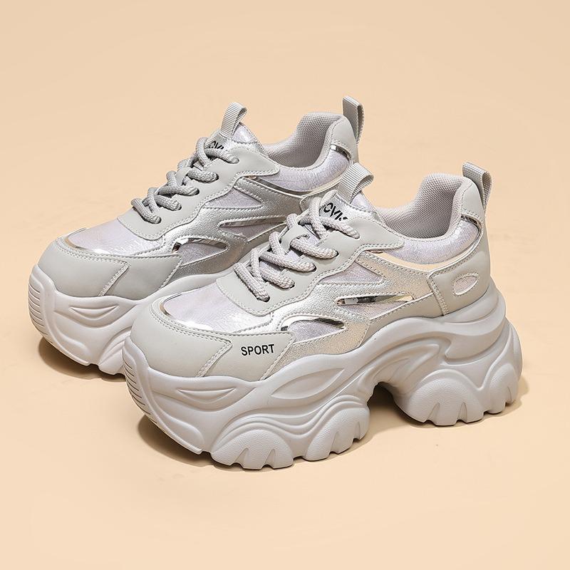 Chaussures femmes automne et hiver petites chaussures décontractées mode plateforme couleur unie chaussures de sport enfants polyvalentes