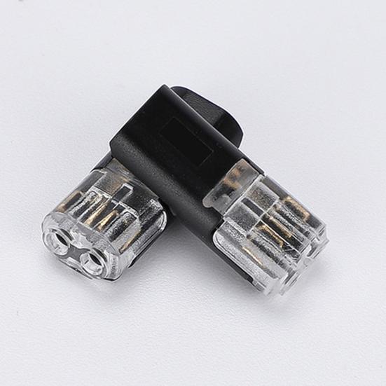Cable Connector with Wire Stripper Locking Wire Flame Retardant Quick Connector 18-22AWG 2 Pin