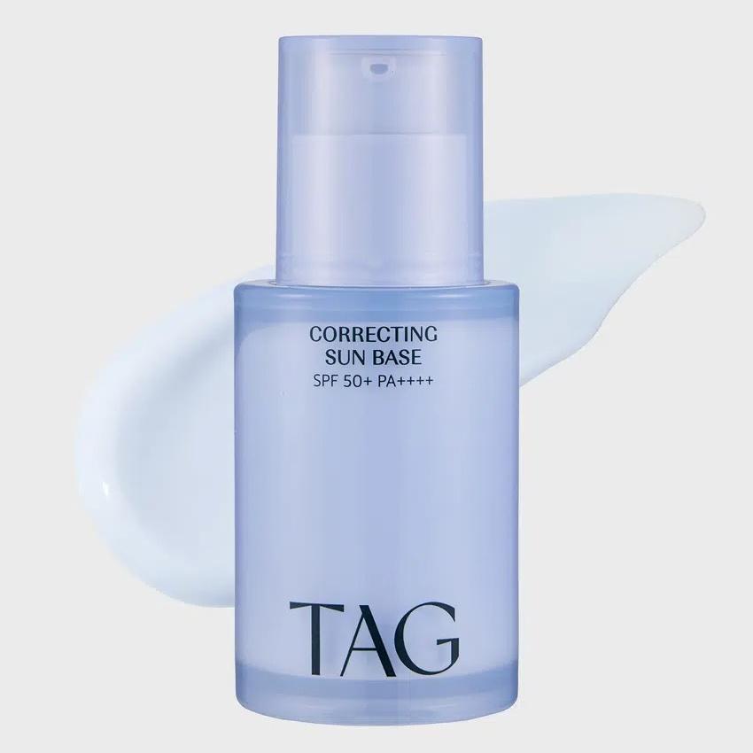 

[Daiso x TAG] Correcting Sun Base SPF50+ PA++++ (32ml) - 3 Colors | Color Correcting Makeup Primer & Sunscreen, Viral K-Beauty Daiso Collection 03_Clear Blue