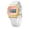 ICE WATCH ICE Digit Sunset Retro Silicone Rubber Dreamscape Officially Watch, 32mm, Strap, Women's, White, Pattern, 022716, Imported.