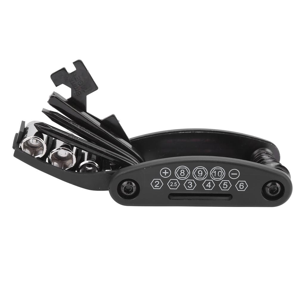 16 In 1 Bicycle Cycling MultiFunctional Repair Tool Foldable Multipurpose Kit Mountain Bike Fix