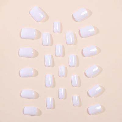 1 Takım Düz Renk Takma Çivi Zarif Kırılmayı Önler Görünümünüzü Yükseltir Çıkarılabilir Yeniden Kullanılabilir Çivi