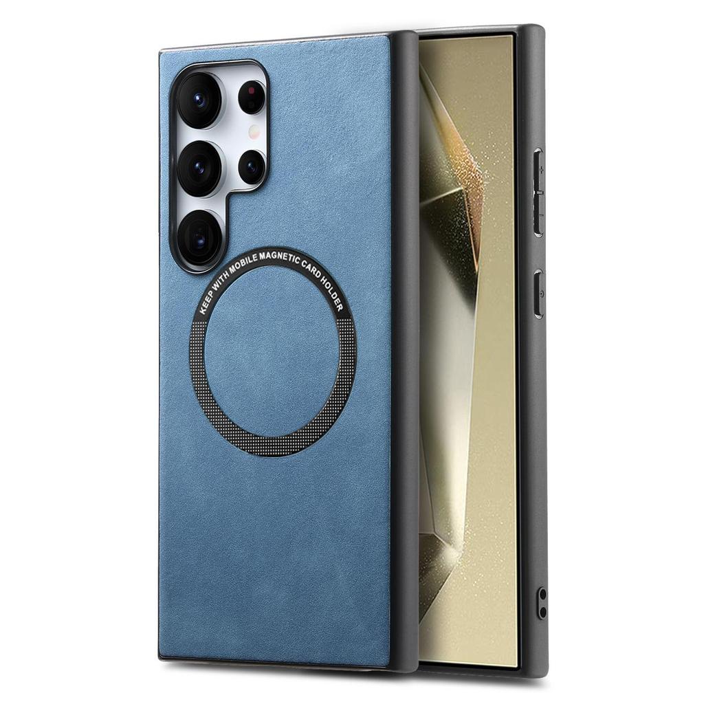 Leather Phone Case for Samsung Galaxy S25 Ultra A06 A16 A56 A36 A26 A55 A35 A25 A15 Shockproof Bumper Protective Cover