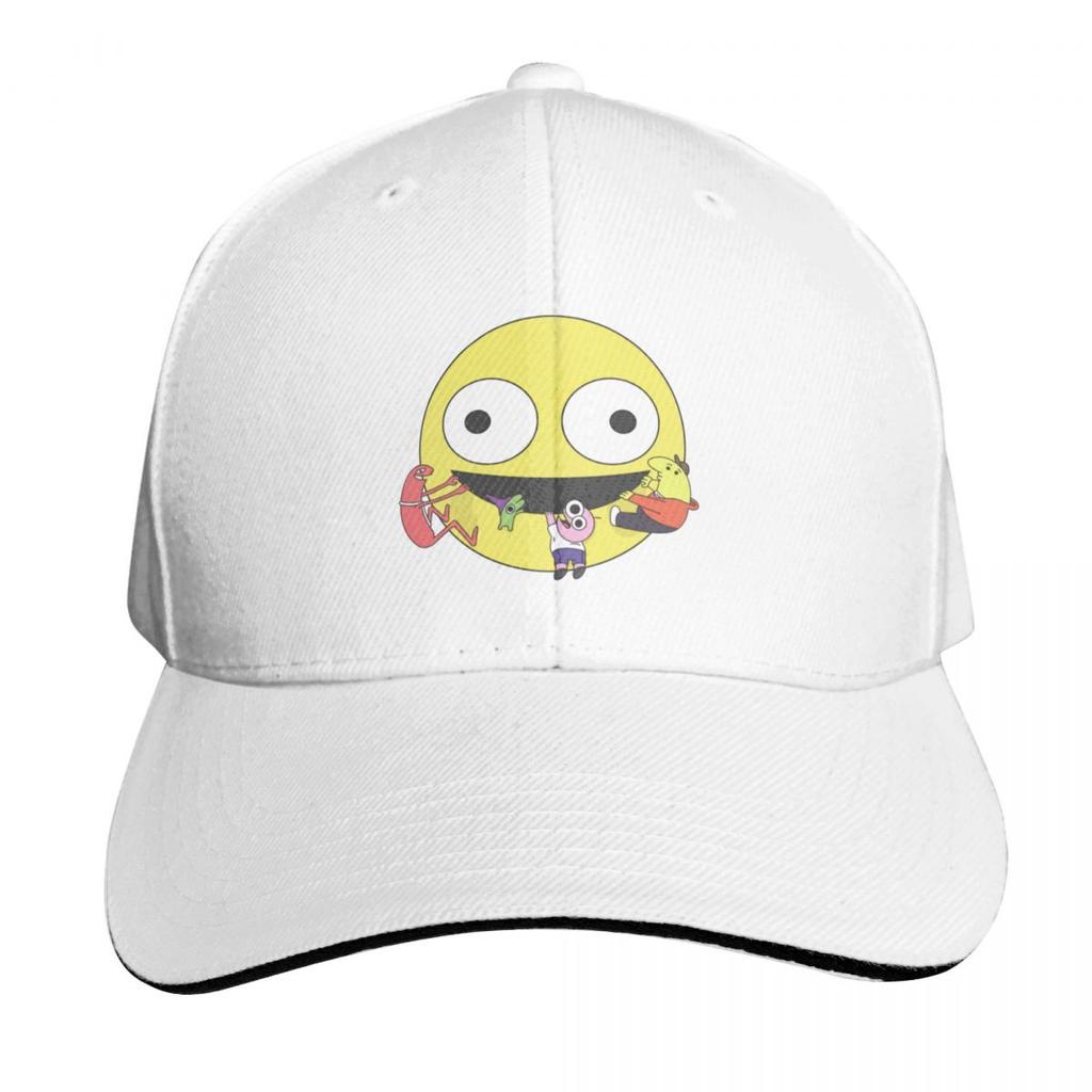Smiling Friends Logo Baseball Cap Sun Hat Hip Hop Big Size Hat Custom Caps Girl Unisexs