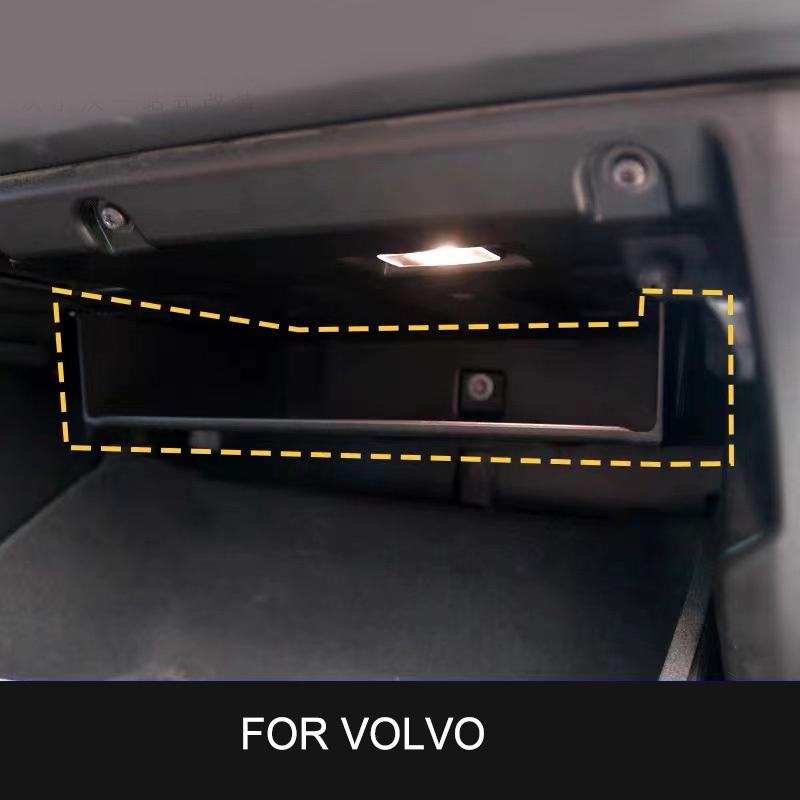 For volvo glove box compartment board xc60 s90 v90 s60 v60 storage box modification accessories