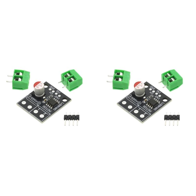 PWM H Bridge Direct Current Motor Driver Module for Brushed Motors 3.6 a High Output and 6.5V To 45V Wide Operating Voltages