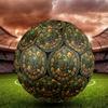Dinosaur Fossil Glass Round Football Size 5 Adult Ball Suitable for Training Matches and Outdoor Team.