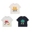 Yoyou Boys' 10A Antibacterial Cartoon Print Short Sleeve T-Shirt