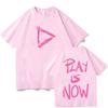 Ed Sheeran Play Is Now Tricouri Mânecă Scurtă Bumbac Tricou Fashion Casual Bărbați Femei Larg Tricou Streetwear Unisex Imprimeu