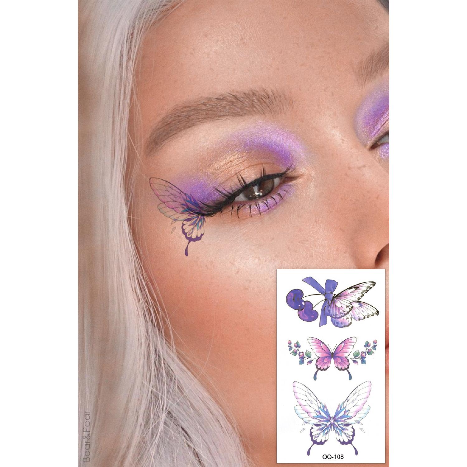 

Татуировка бабочки в пастельных тонах Мини-тату