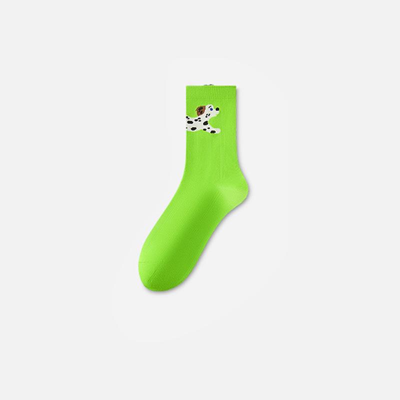 

Women s Cute Korean-Style Mid-Calf Cotton Socks: Sweat-Absorbent, Breathable, Versatile, Perfect for Autumn & Winter College Trends