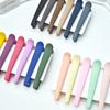 4Pcs/Set 7.8cm Barrettes Matte Solid Plastic Duckbill Hair Clips Hairpin No Trace Bangs Headwear Hair Accessories Women Girls