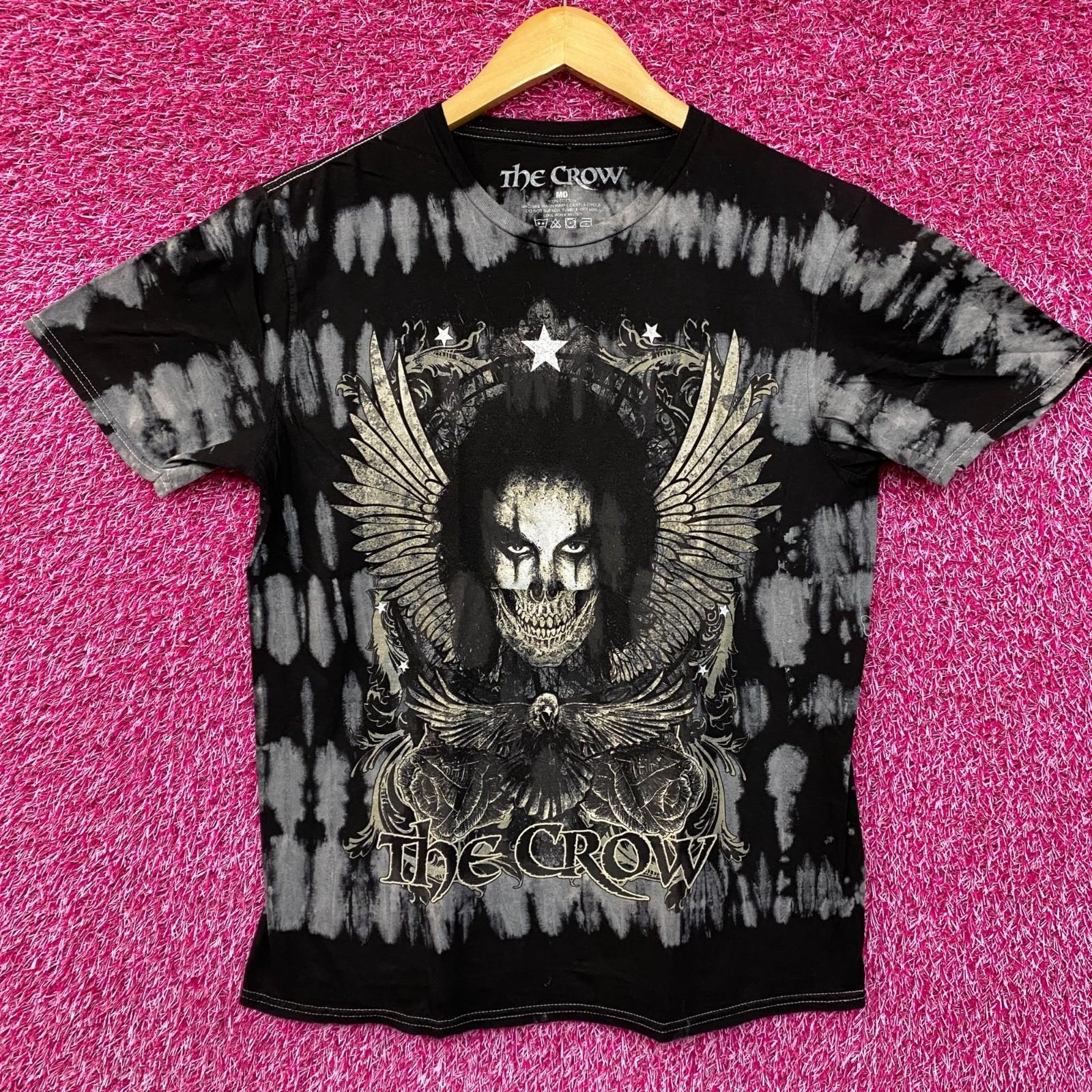 

The Crow Winged Skull Face Tie-Dye T-Shirt Medium S
