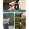 Heavy Duty Trailer Jack Drill Adapter with Cordless Drill, 1/2 to 1 Stainless Steel Socket Adapter Fits Any 1" Drive On Trailer Jack