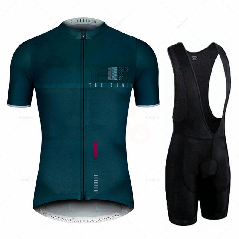 Summer Men's Cycling Jerseys Set Spain 2026 New Team Bicycle Clothes Quick Dry Short Sleeve Triathlon Ropa De Ciclismo Hombre