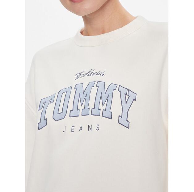 Tommy Jeans Tjw Rlx Varsity Luxe Crew Sweatshirt