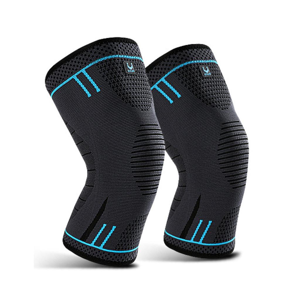 1 Pair High Elastic Knee Braces Elbow Support Sport Knee Support Sport Knee Pads  Fitness