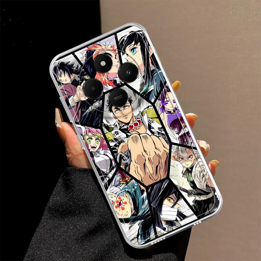 D-Demon S-Slayer Anime Case for Xiaomi Poco X3 NFC X3 Pro Soft Phone Cover