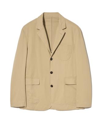 Yale Vintage 3-Button Chino Blazer_Beige