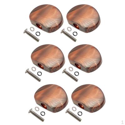 6 Stück Stimmschlüssel Knöpfe Knopf für Akustik-/E-Gitarre