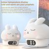 Digital Alarm Clock Children Wake Up Lamp Night Light Rechargeable Alarm Clock Lamp for Bedroom Room Decor